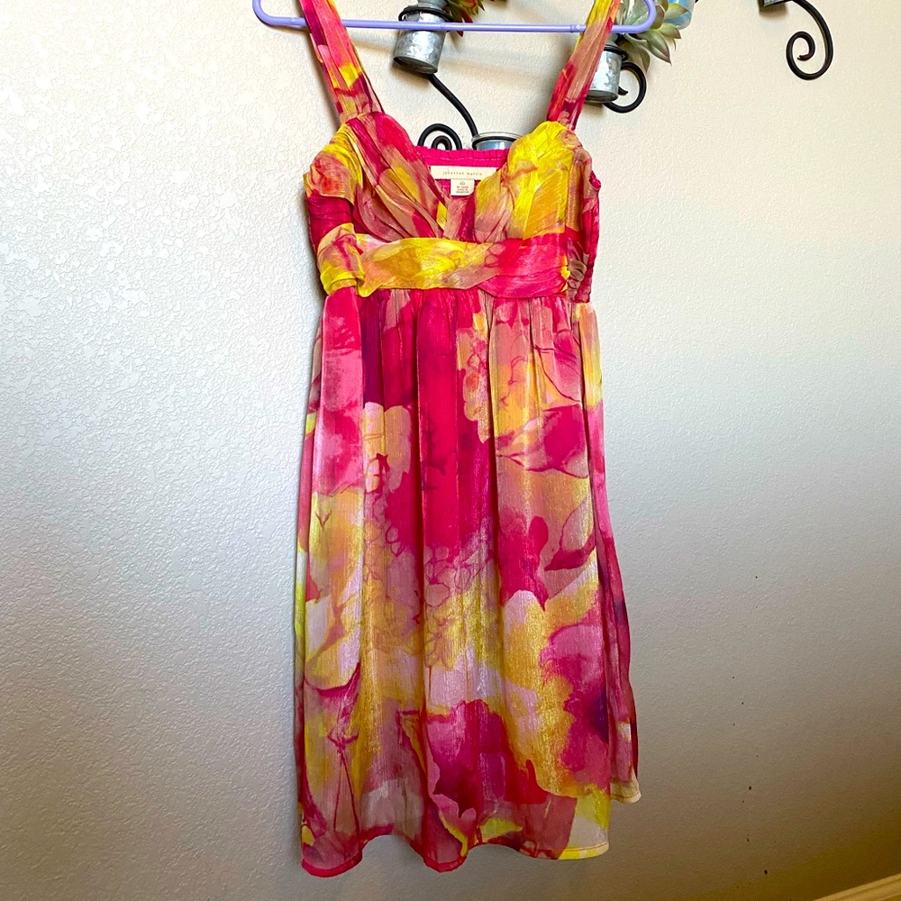Jonathan Martin Pink and Yellow Sundress